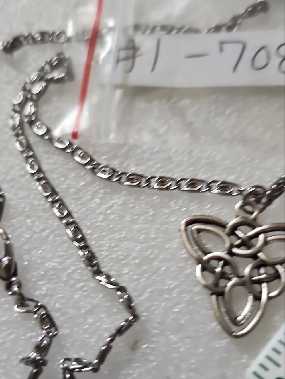 Hand Crafted Silver Celtic Knot Pendant Necklace